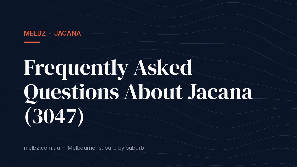 Title card: Frequently Asked Questions About Jacana (3047)