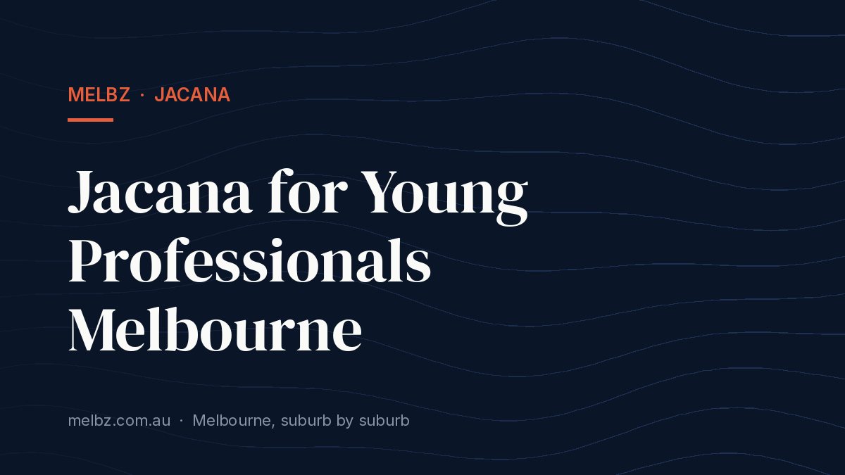 Title card: Jacana for Young Professionals Melbourne