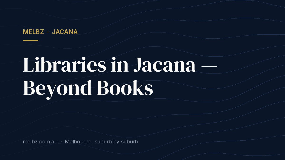 Title card: Libraries in Jacana — Beyond Books