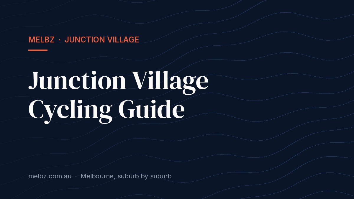 Title card: Junction Village Cycling Guide