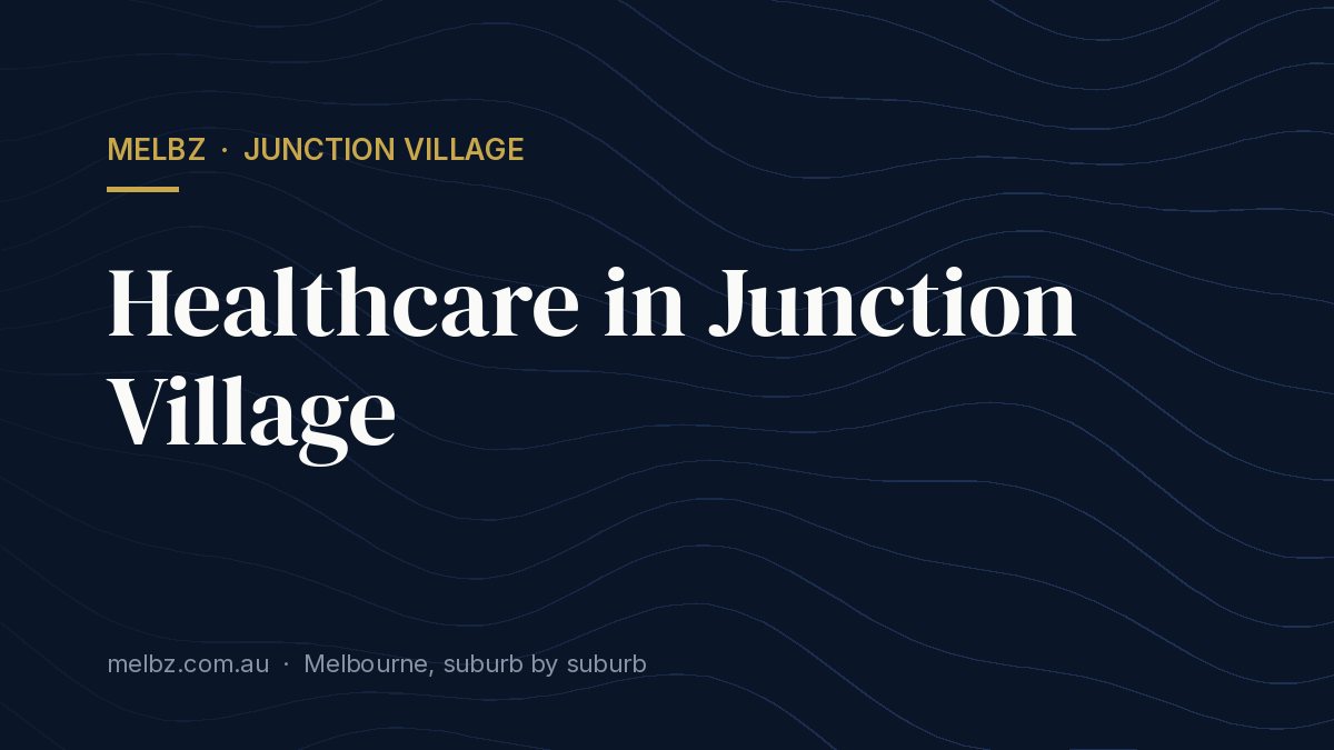 Title card: Healthcare in Junction Village