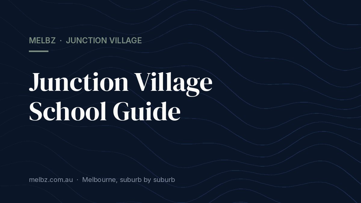 Title card: Junction Village School Guide