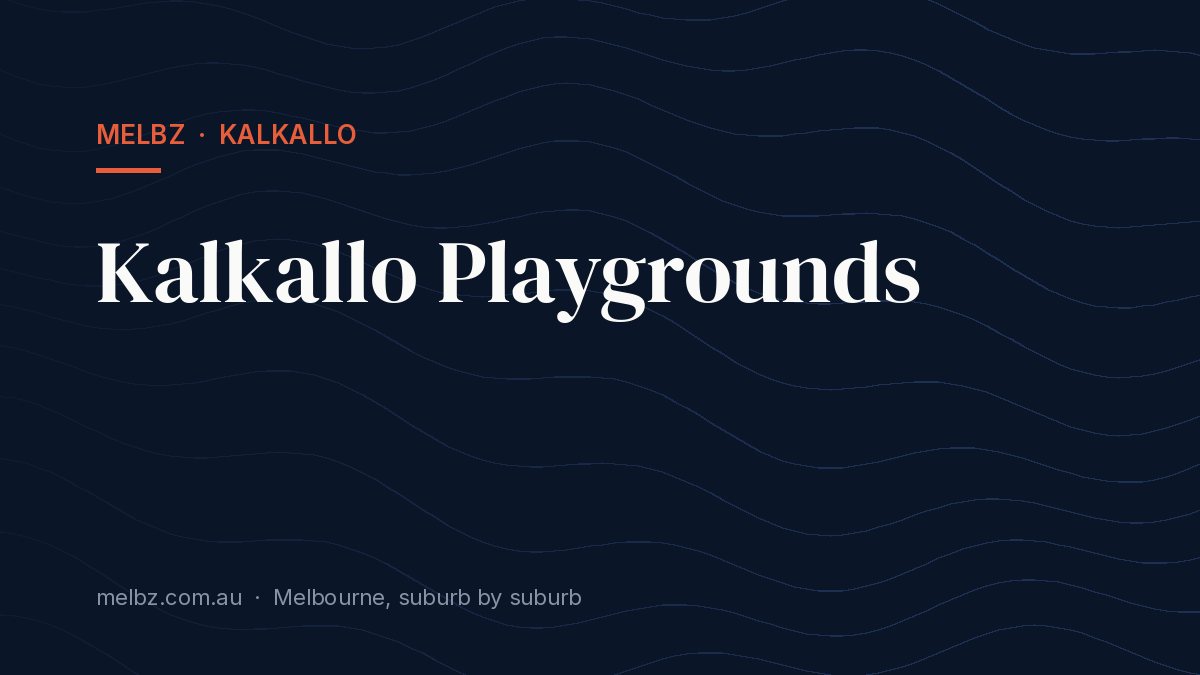 Title card: Kalkallo Playgrounds