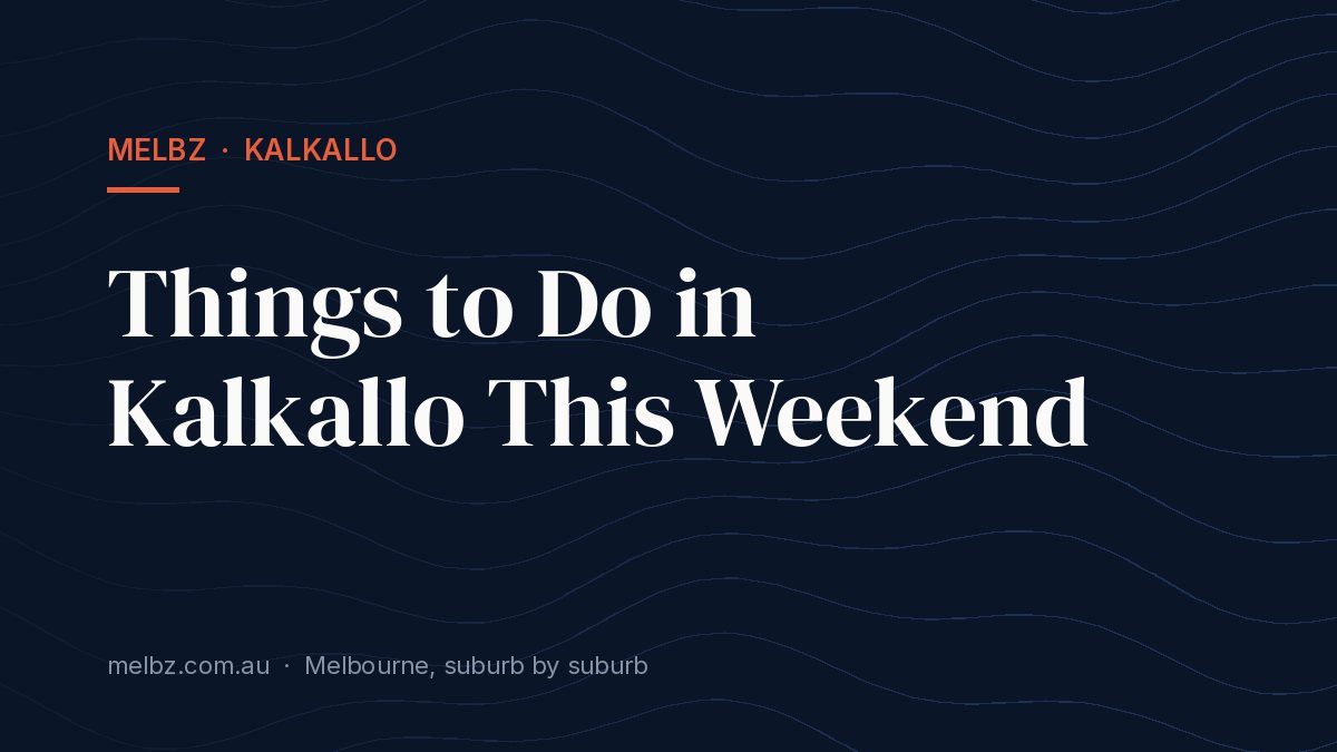 Title card: Things to Do in Kalkallo This Weekend
