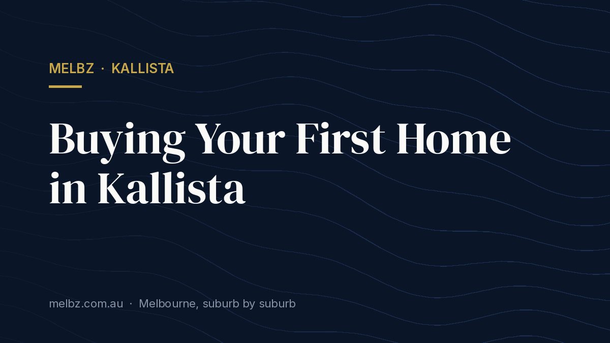 Title card: Buying Your First Home in Kallista