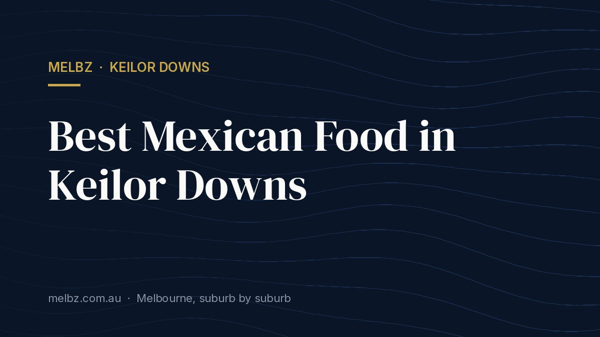 Title card: Best Mexican Food in Keilor Downs