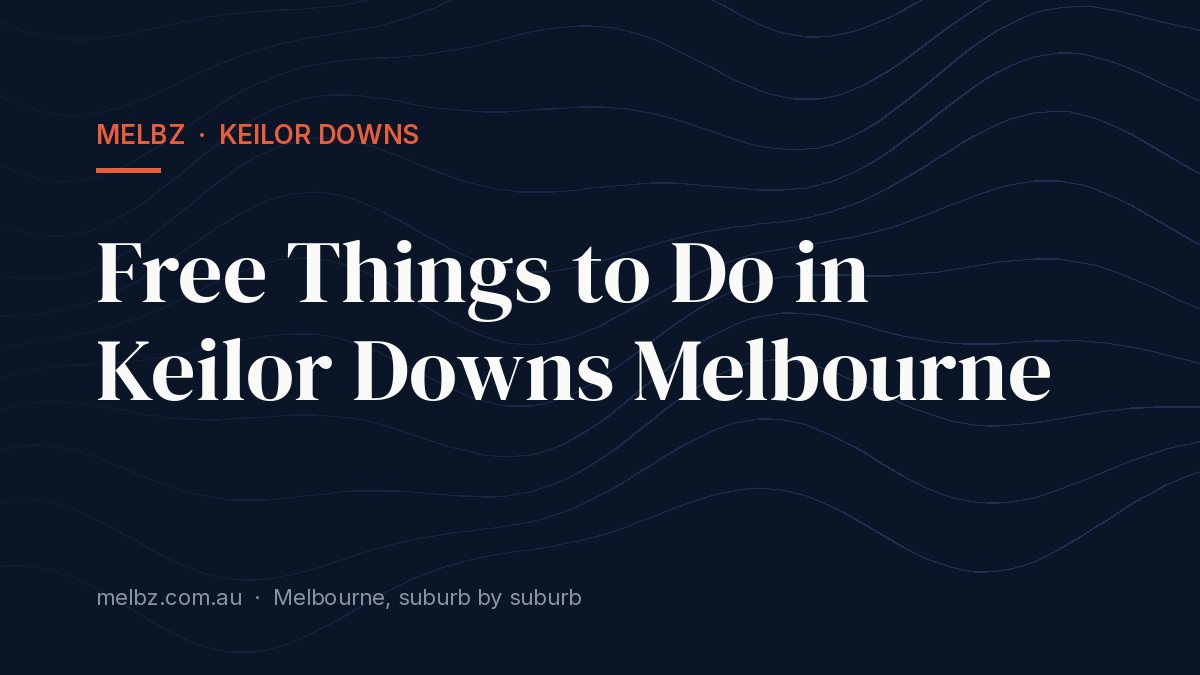 Title card: Free Things to Do in Keilor Downs Melbourne
