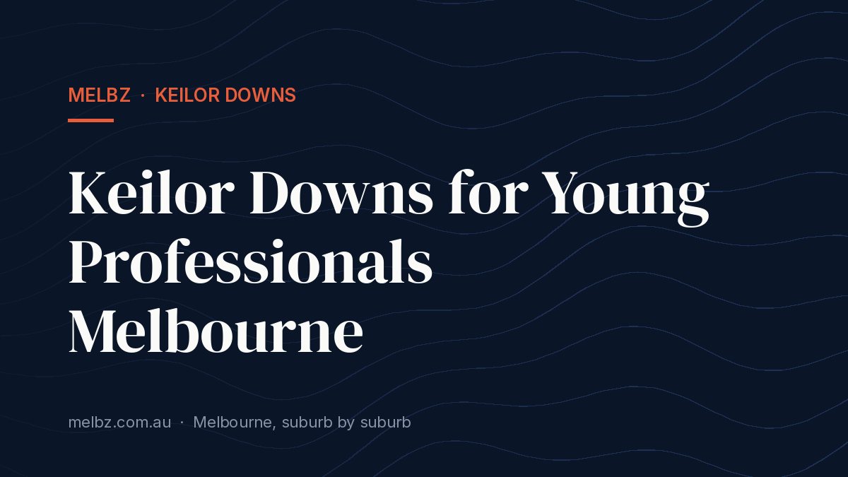 Title card: Keilor Downs for Young Professionals Melbourne