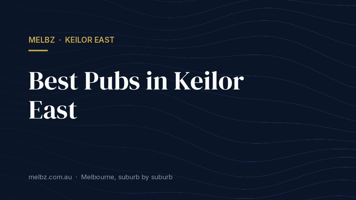 Title card: Best Pubs in Keilor East
