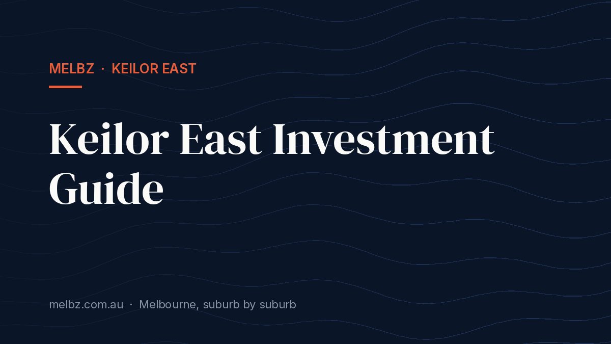 Title card: Keilor East Investment Guide