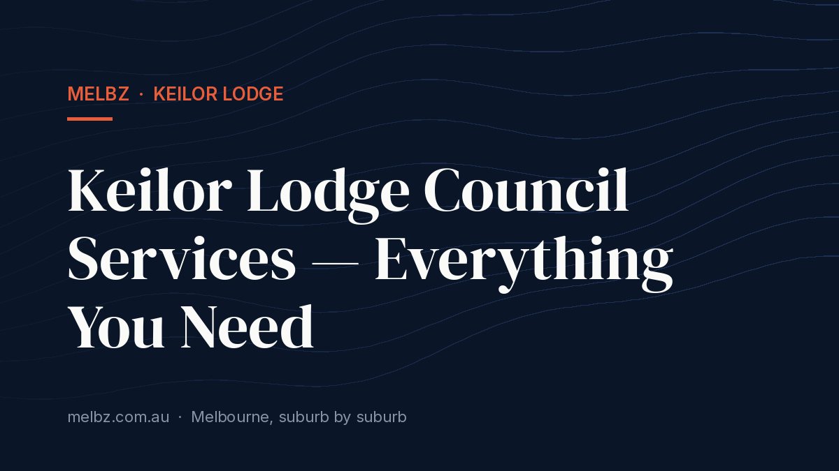Title card: Keilor Lodge Council Services — Everything You Need
