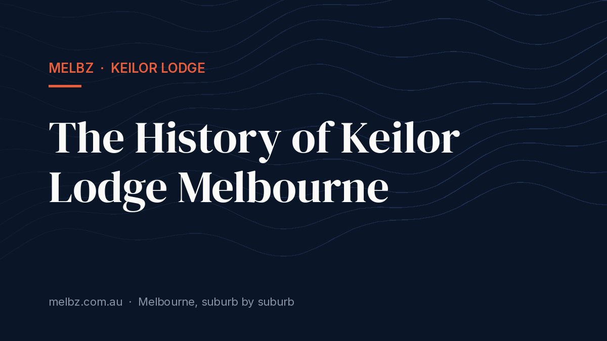 Title card: The History of Keilor Lodge Melbourne