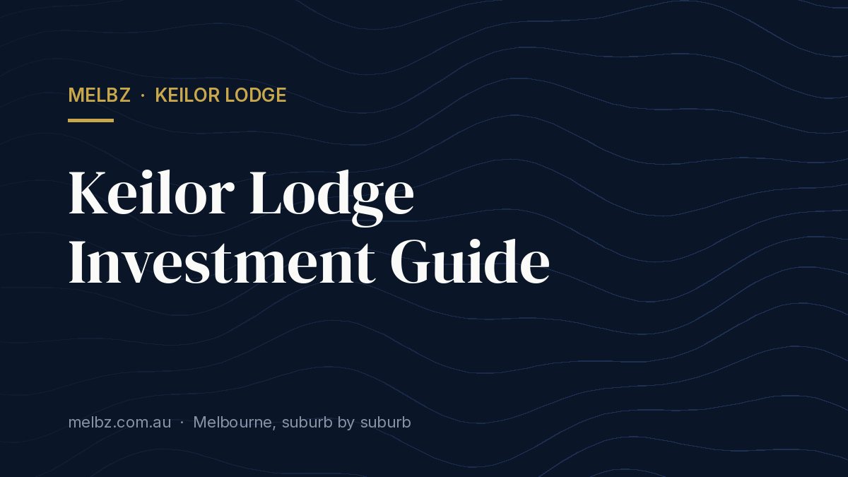Title card: Keilor Lodge Investment Guide