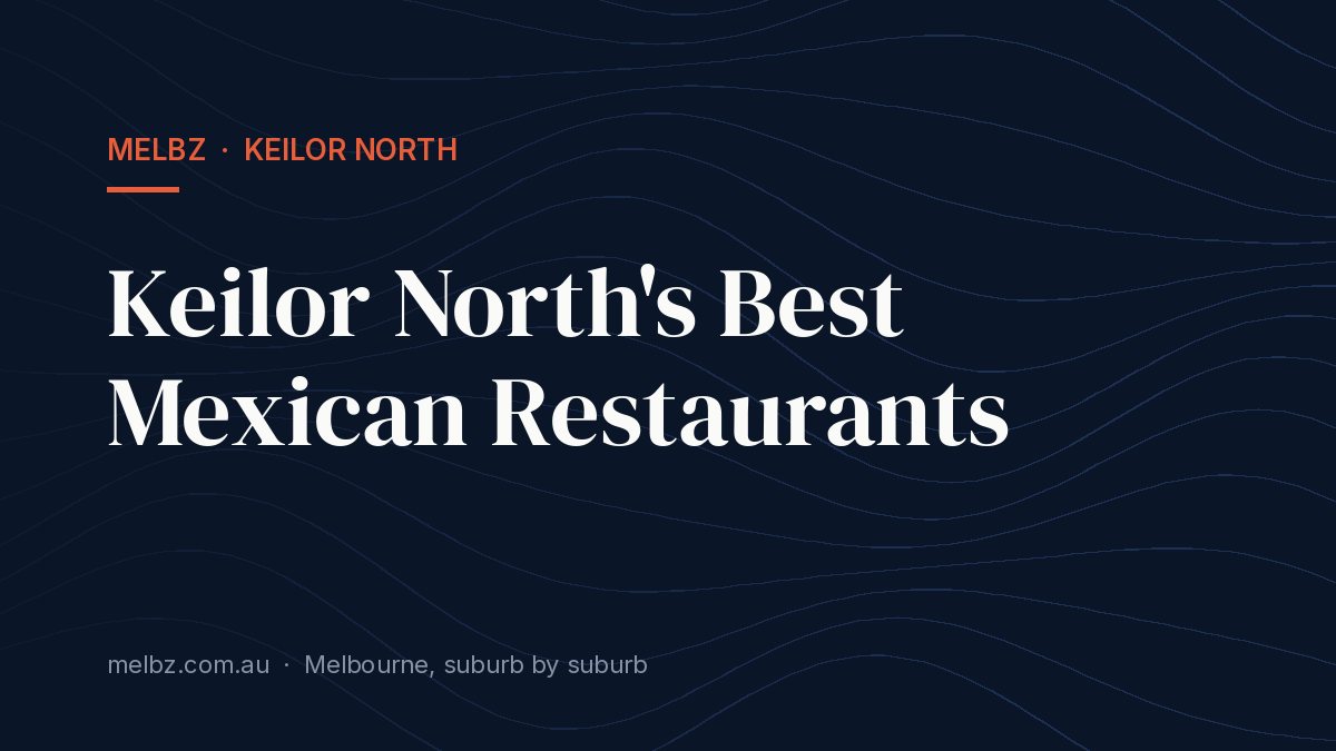 Title card: Keilor North's Best Mexican Restaurants