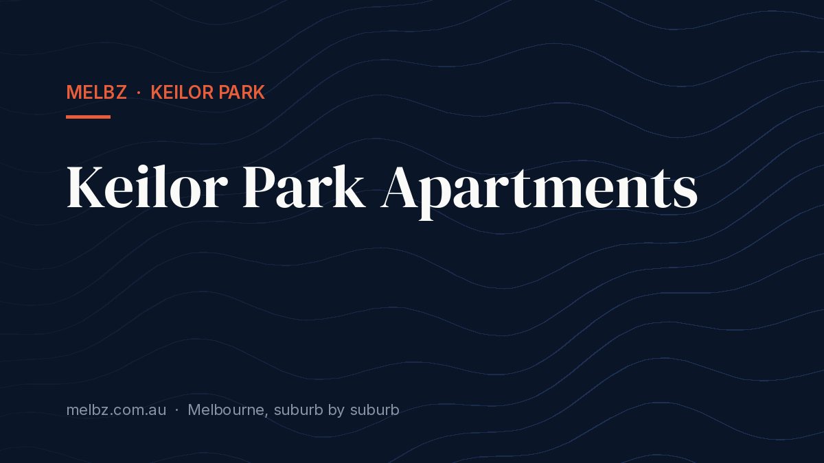 Title card: Keilor Park Apartments