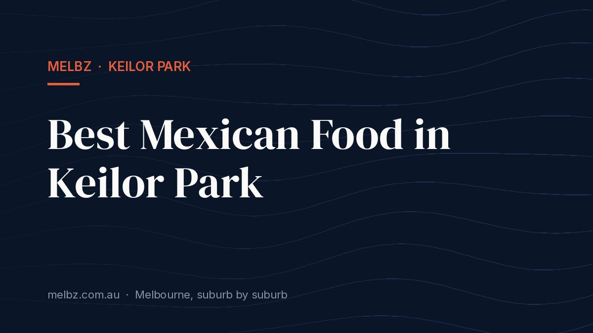 Title card: Best Mexican Food in Keilor Park