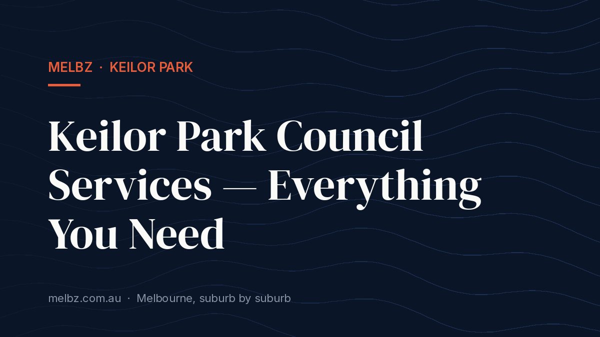 Title card: Keilor Park Council Services — Everything You Need