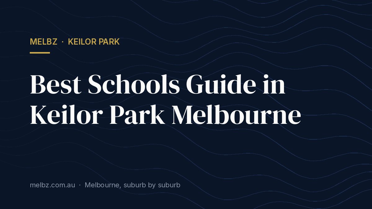 Title card: Best Schools Guide in Keilor Park Melbourne