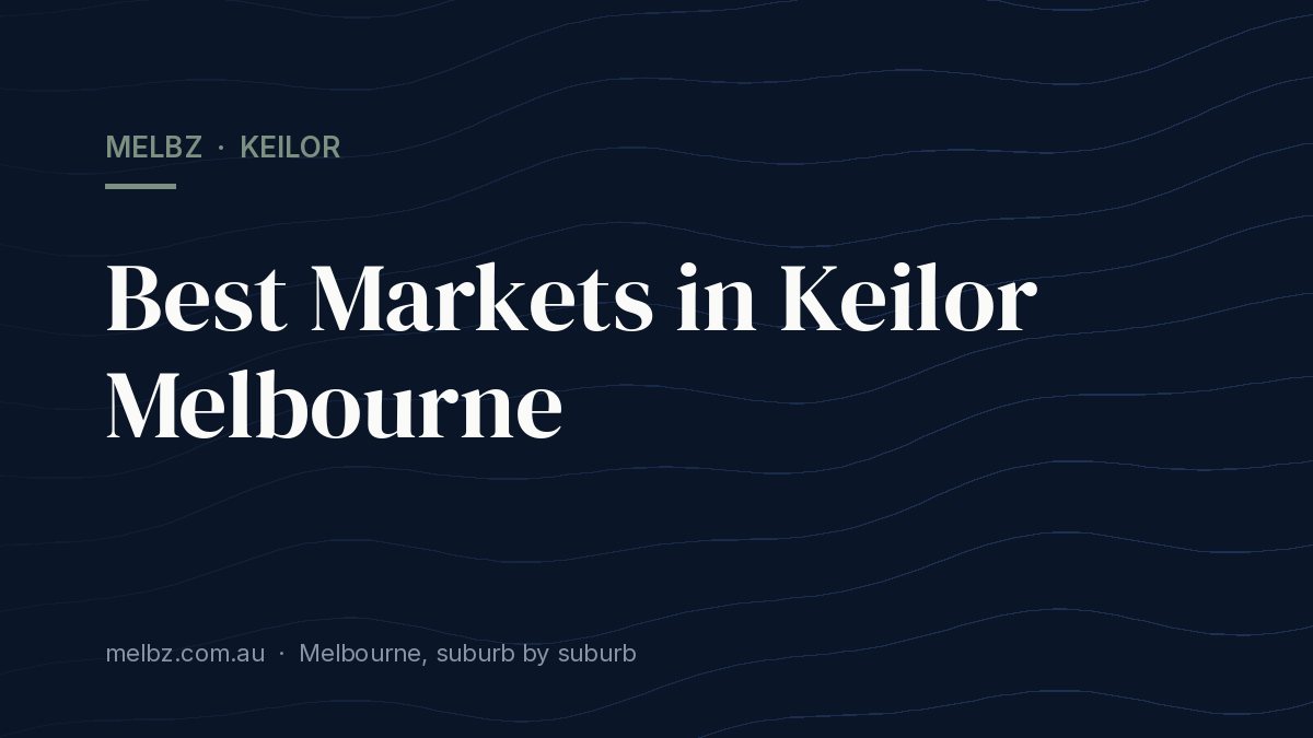 Title card: Keilor Markets: The Village Night Market Only