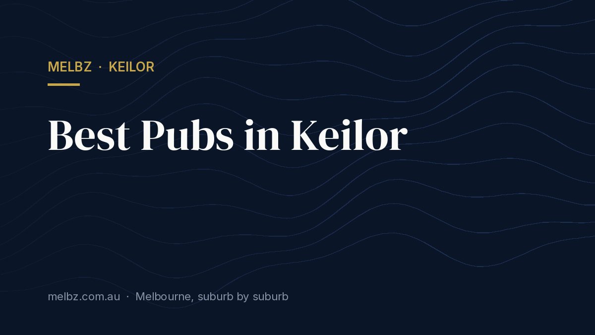 Title card: Best Pubs in Keilor