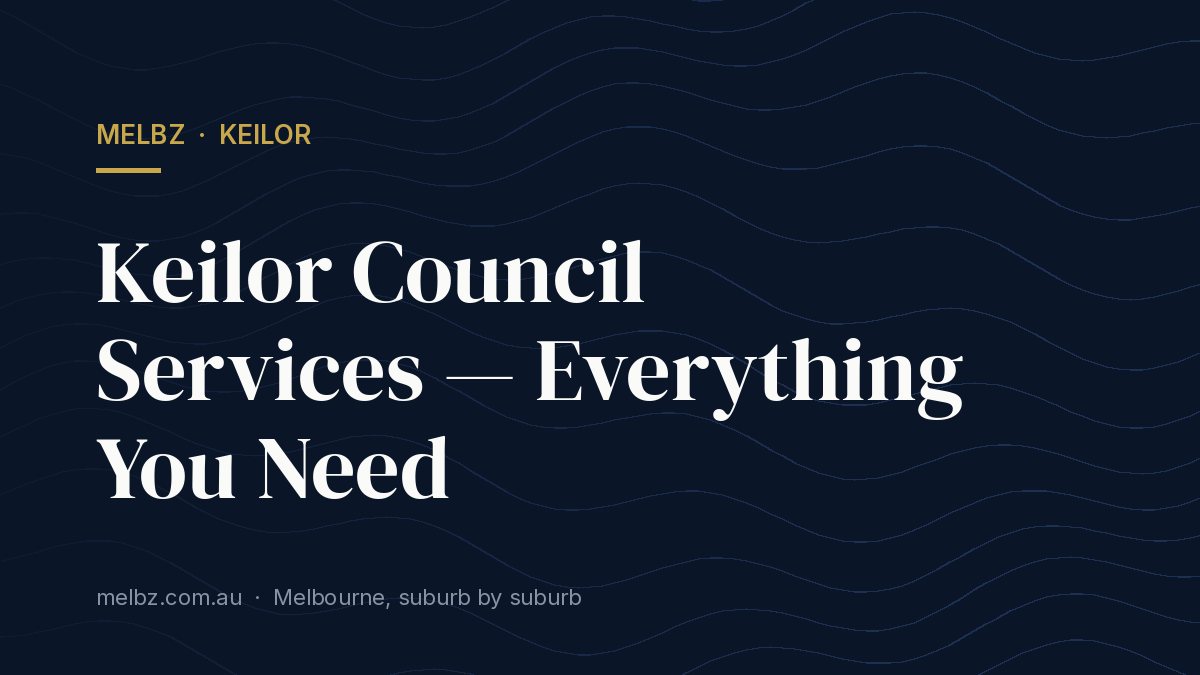 Title card: Keilor Council Services — Everything You Need