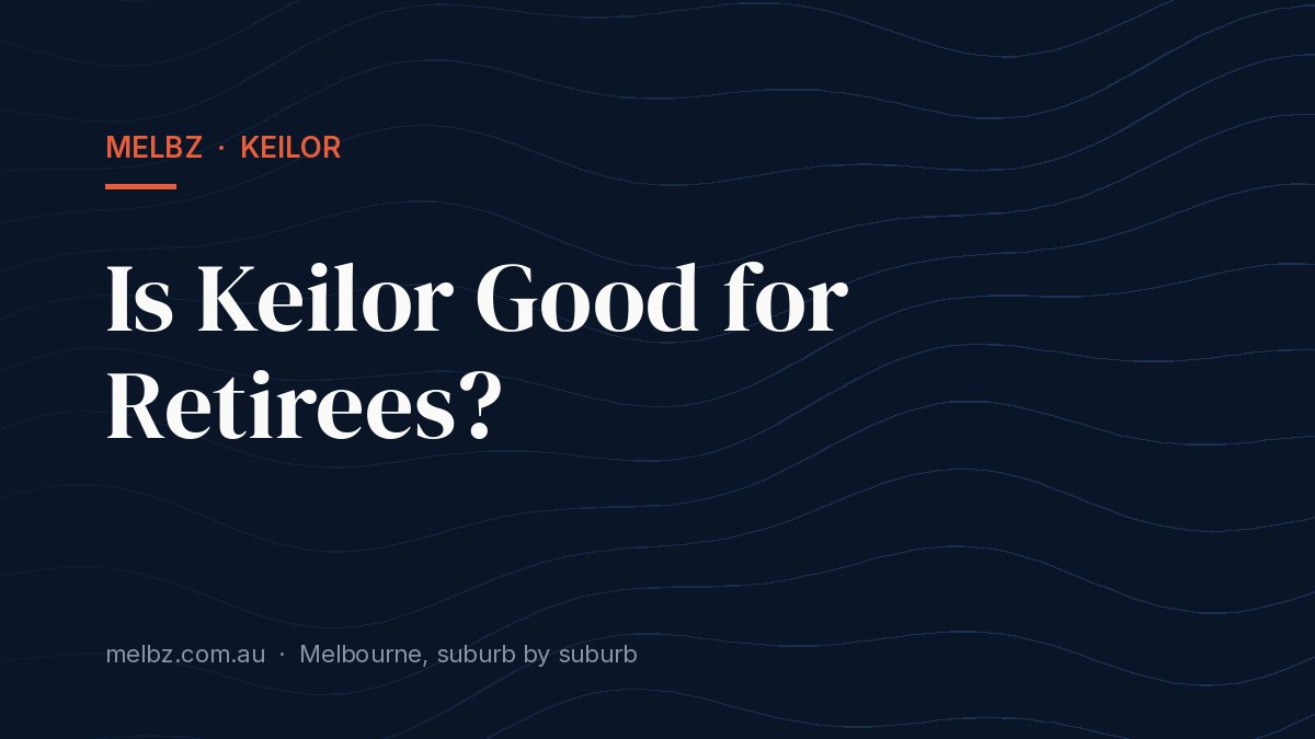 Title card: Is Keilor Good for Retirees?