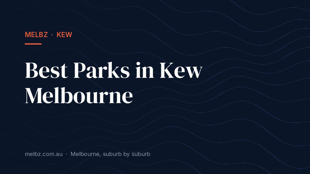 Title card: Best Parks in Kew Melbourne