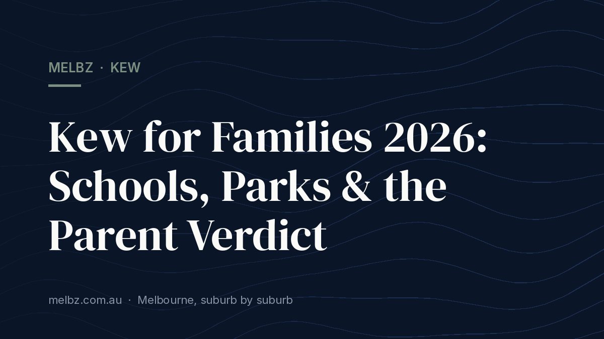 Title card: Kew for Families 2026: Schools, Parks & the Parent Verdict