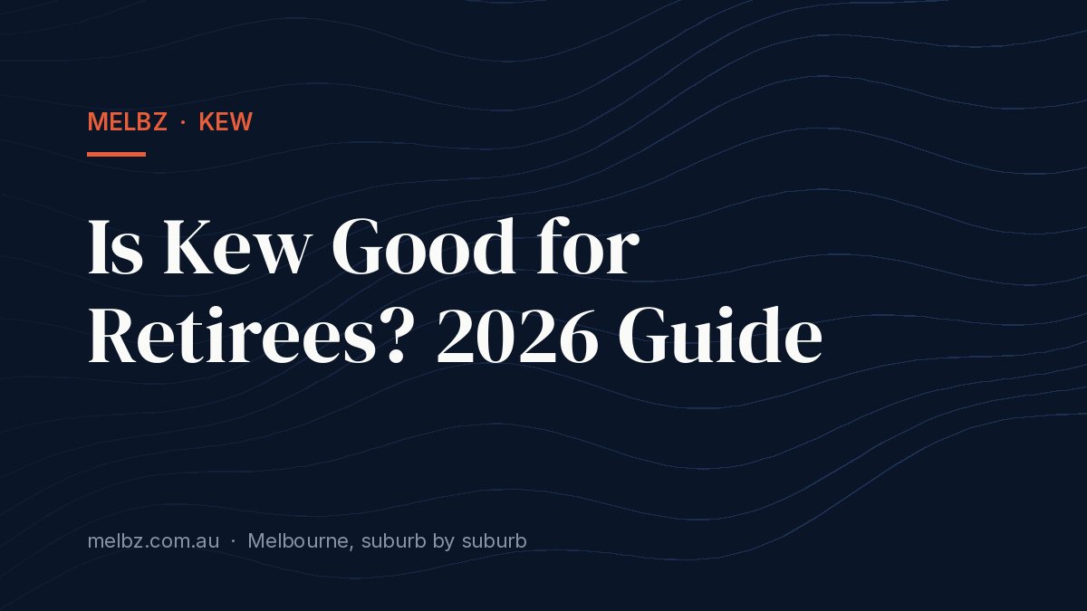 Title card: Is Kew Good for Retirees? 2026 Guide