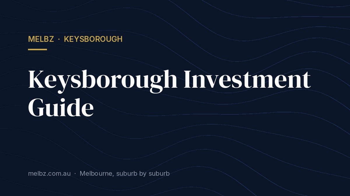 Title card: Keysborough Investment Guide