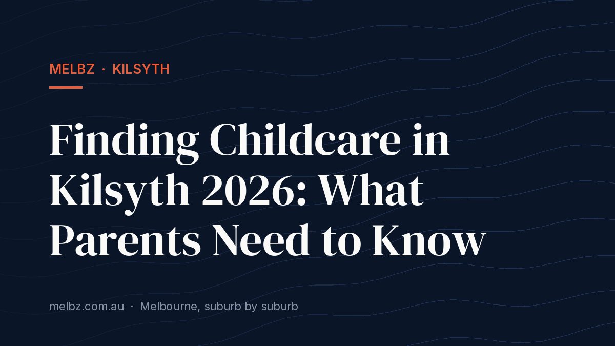 Title card: Finding Childcare in Kilsyth 2026: What Parents Need to Know