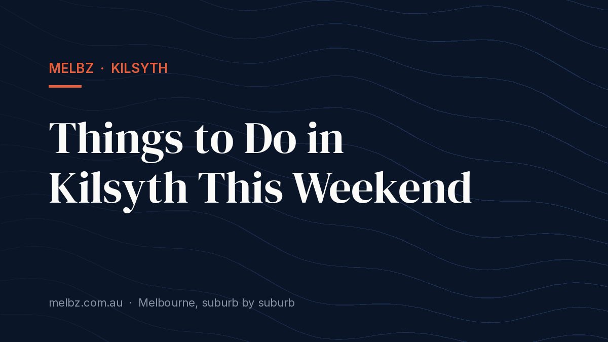 Title card: Things to Do in Kilsyth This Weekend