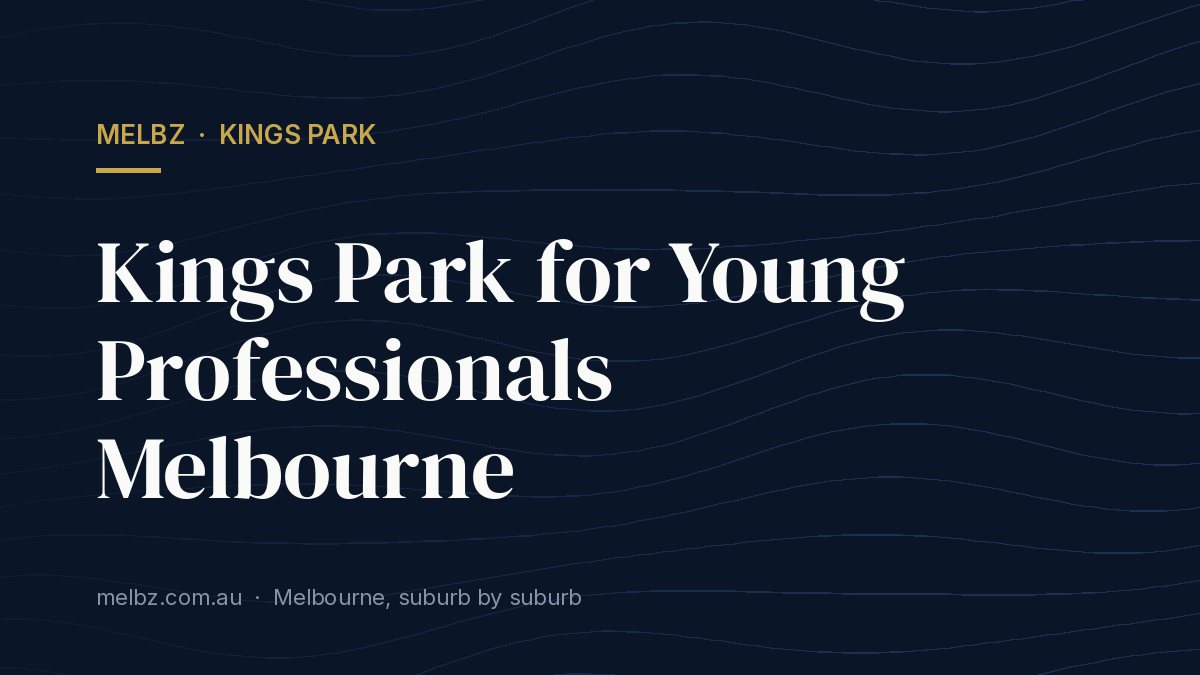 Title card: Kings Park for Young Professionals Melbourne