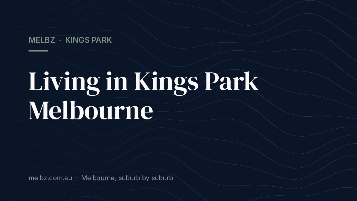 Title card: Living in Kings Park Melbourne