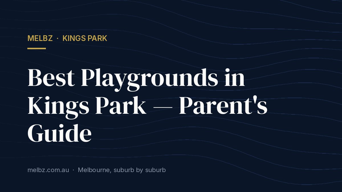 Title card: Best Playgrounds in Kings Park — Parent's Guide