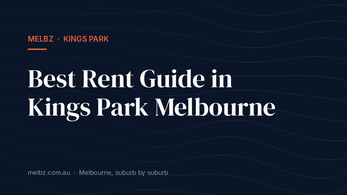 Title card: Best Rent Guide in Kings Park Melbourne