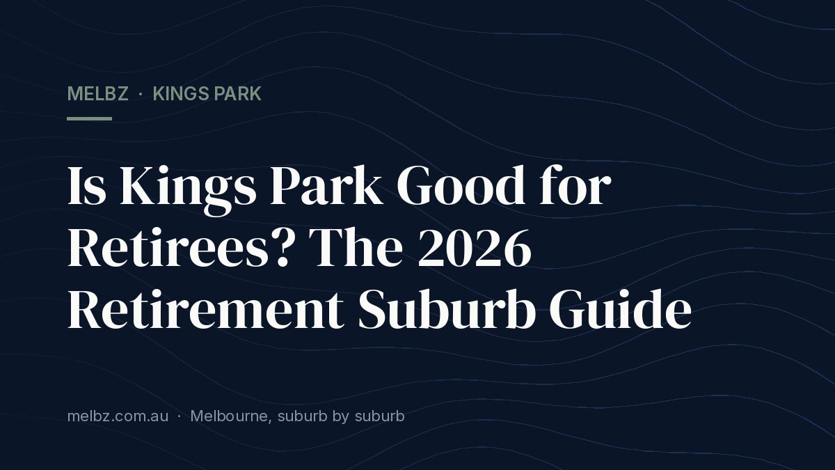 Title card: Is Kings Park Good for Retirees? The 2026 Retirement Suburb Guide