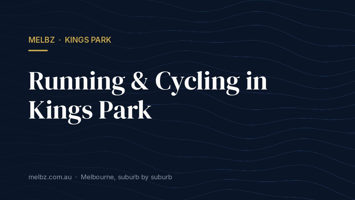 Title card: Running & Cycling in Kings Park
