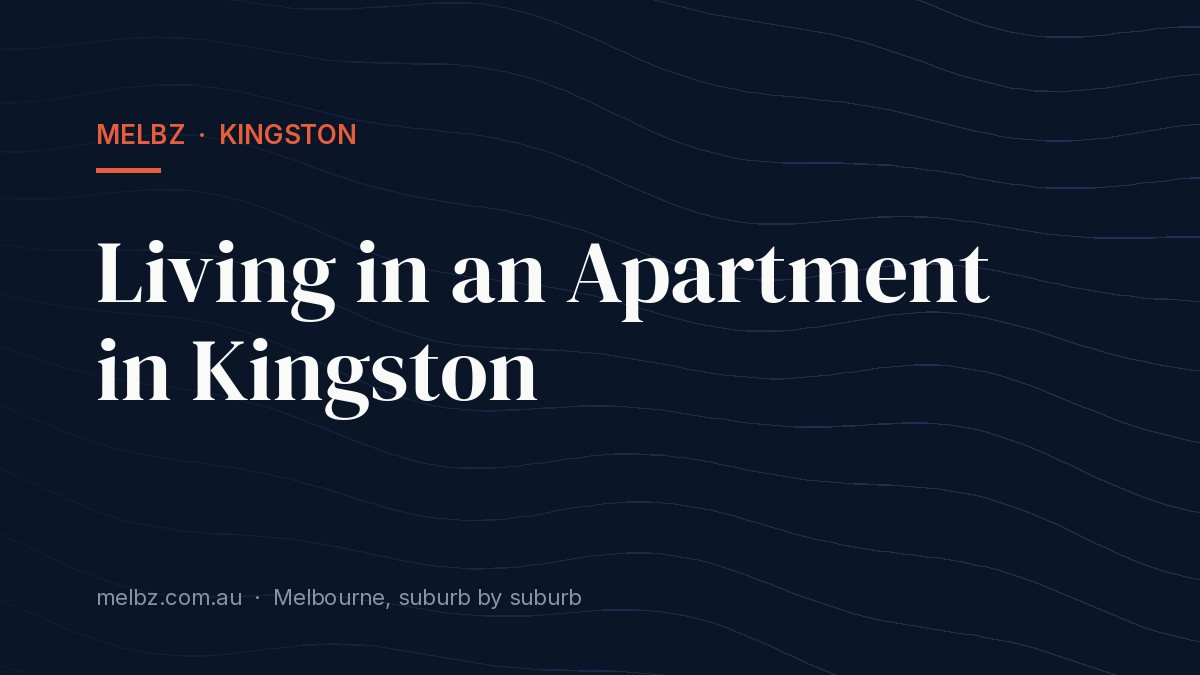Title card: Living in an Apartment in Kingston