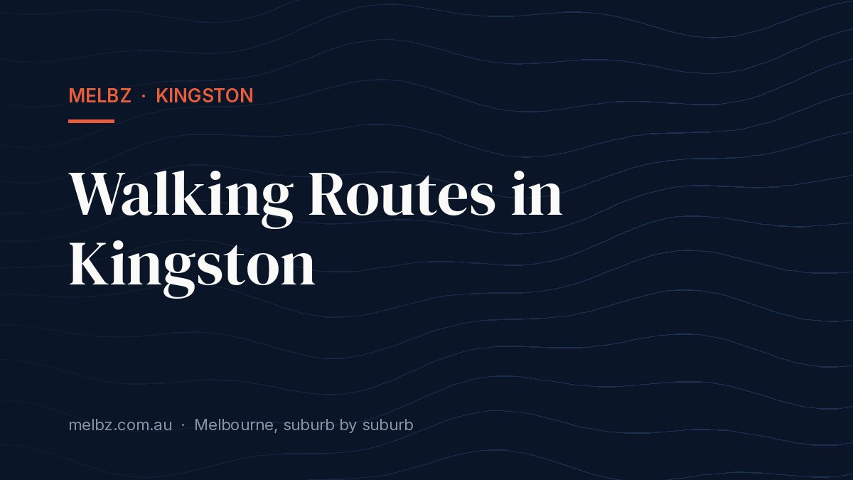 Title card: Walking Routes in Kingston