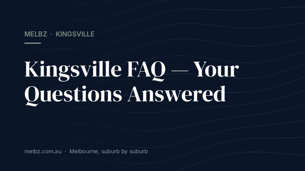 Title card: Kingsville FAQ — Your Questions Answered