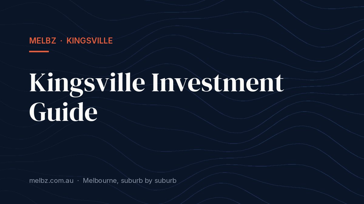 Title card: Kingsville Investment Guide