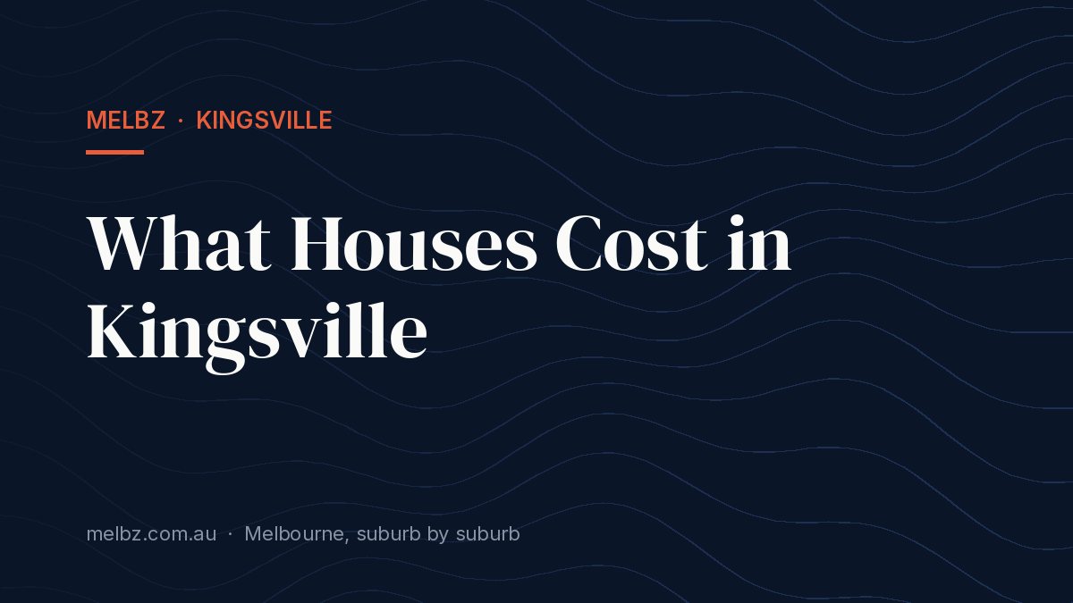 Title card: What Houses Cost in Kingsville