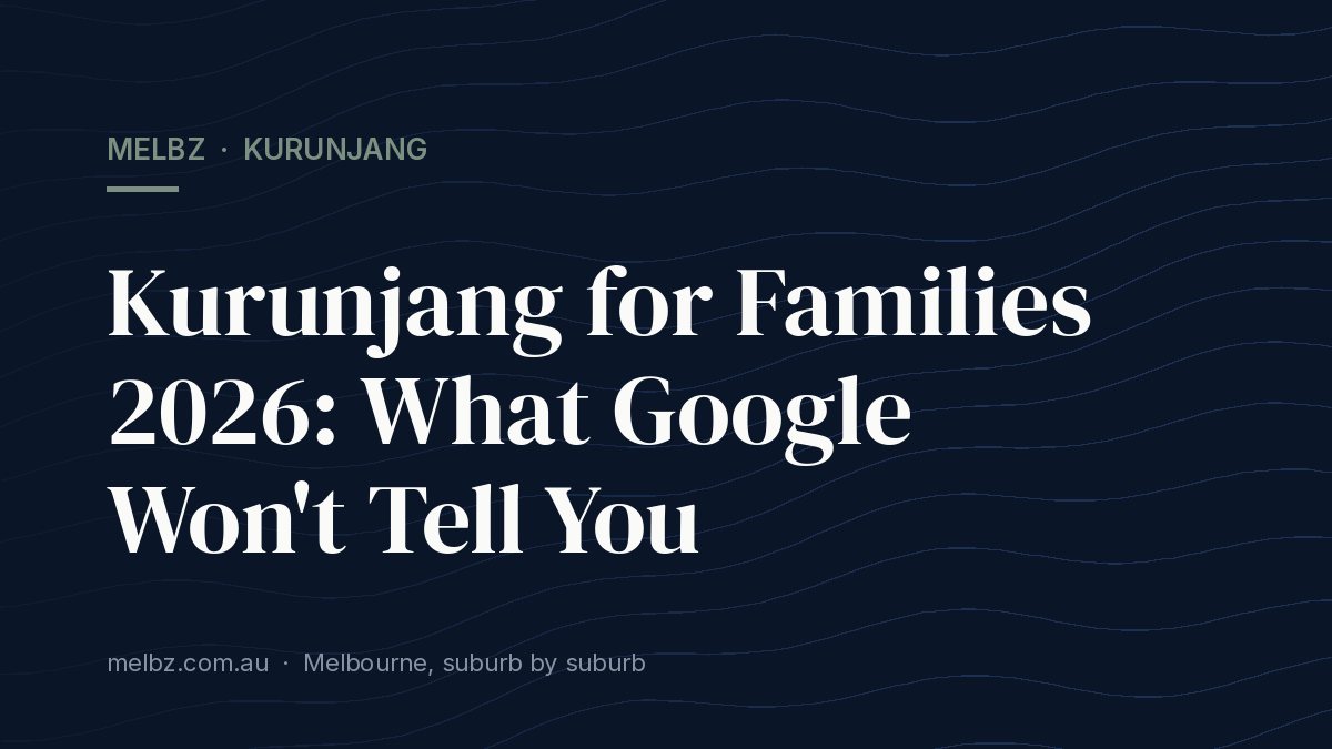 Title card: Kurunjang for Families 2026: What Google Won't Tell You