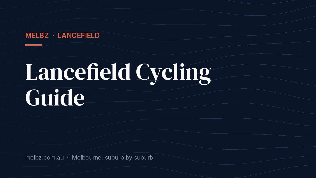 Title card: Lancefield Cycling Guide