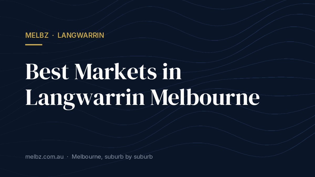 Title card: Best Markets in Langwarrin Melbourne