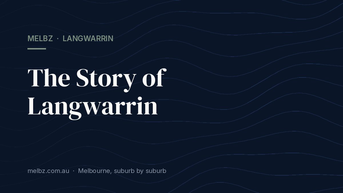 Title card: The Story of Langwarrin