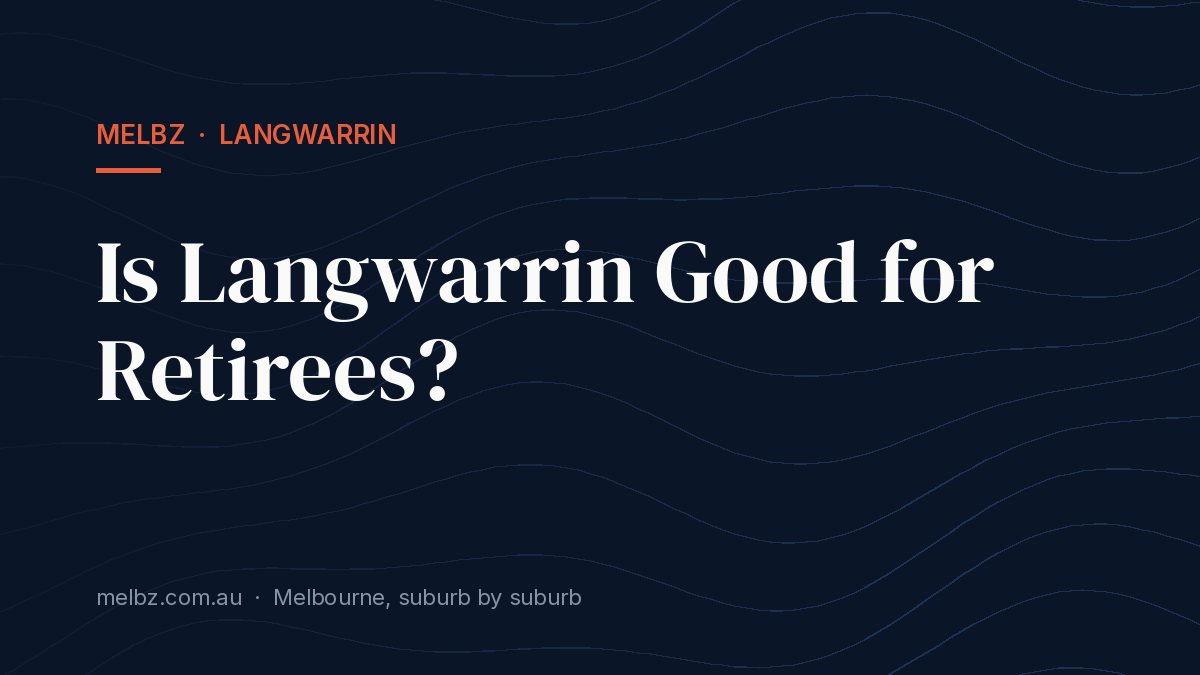 Title card: Is Langwarrin Good for Retirees?