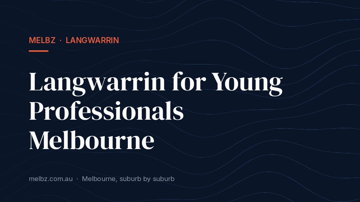Title card: Langwarrin for Young Professionals Melbourne