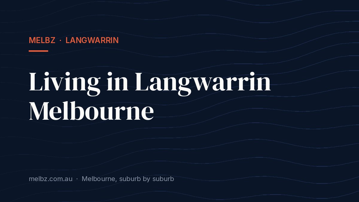 Title card: Living in Langwarrin Melbourne